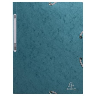 Doska s gumičkou, prešpánová, A4, EXACOMPTA "Skandi", modrá