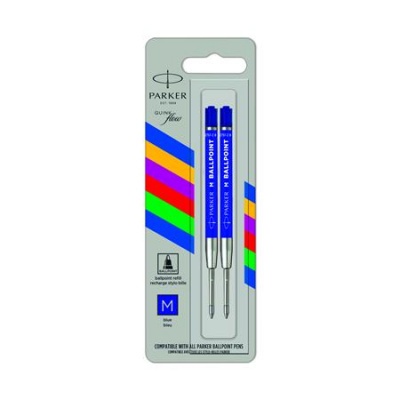 Náplň do guľôčkových pier, M, economy, PARKER "Royal", modrá