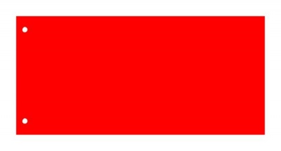 Rozraďovač, kartón, VICTORIA OFFICE, červená