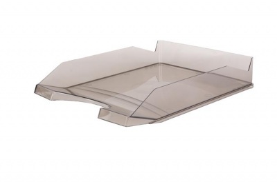 Odkladač, plastový, VICTORIA OFFICE, dymový