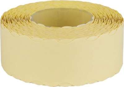 Cenové etikety, 22x12 mm, citrónová