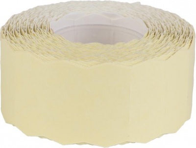 Cenové etikety, 26x12 mm, biela