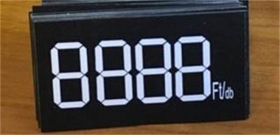 Papierové cenovky s digitálnymi znakmi, 30x55 mm, 200 ks/bal, čierne