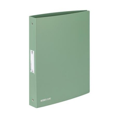 Krúžkový šanón, 4 krúžky, 40 mm, A4, VIQUEL "Business Class", khaki