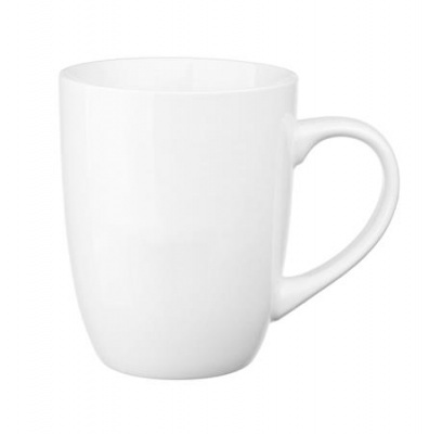 Hrnček na kávu a čaj, biela, 32 cl, 6-kusová sada, "Economic"