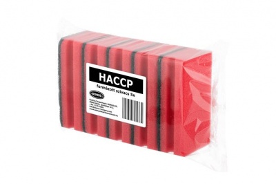 Špongia na riad, extra veľká, 5 ks, BONUS, červená