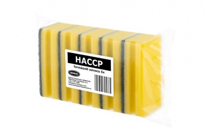 Špongia na riad, extra veľká, 5 ks, BONUS, žltá 