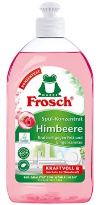 Prostriedok na umývanie riadu, 500 ml, FROSCH, malina