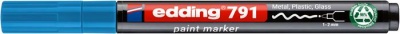 Lakový popisovač, 1-2 mm, PCR, EDDING "791", svetlomodrá