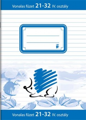 Zošit, ježko, A5, 21 - 32, linajkový 