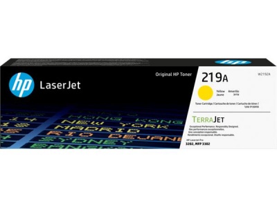 W2192A laserový toner pre tlačiareň LaserJet Pro 3202, HP219A, žltý, 1 200 strán