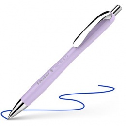 Guľôčkové pero, 0,7 mm, stláčací mechanizmus, SCHNEIDER "Slider Rave XB", svetlofialové