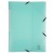 Doska s gumičkou, PP, A4, EXACOMPTA "Chromaline Pastel", zelená
