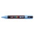 Dekoračný popisovač, 1,8-2,5 mm, UNI "Posca PC-5M", sky modrý (48)